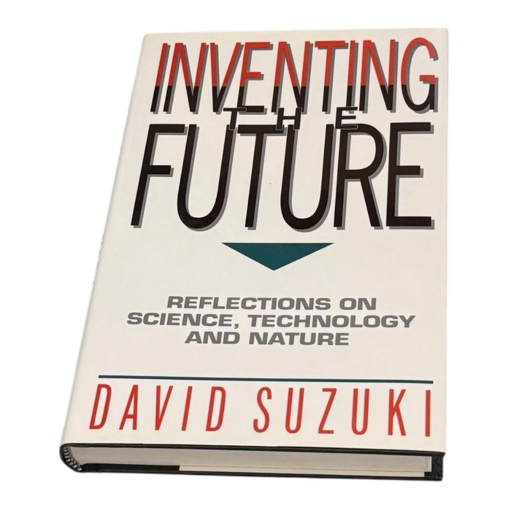 Vintage 1989 Inventing the Future David Suzuki Hardcover Science Nature Book